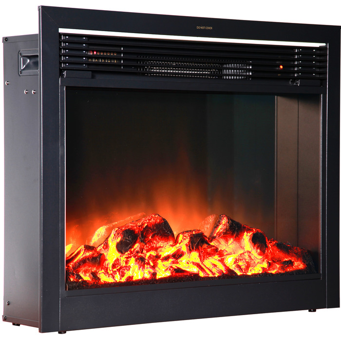 InterFlame Jupiter FX M Black широкий очаг 2D