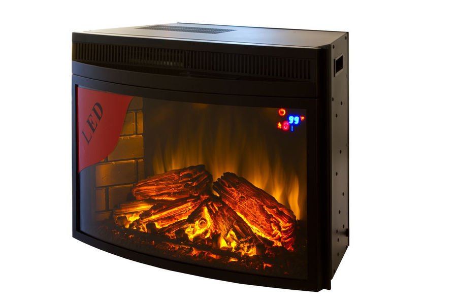 InterFlame Panoramic 25 LED FX QZ широкий очаг 2D