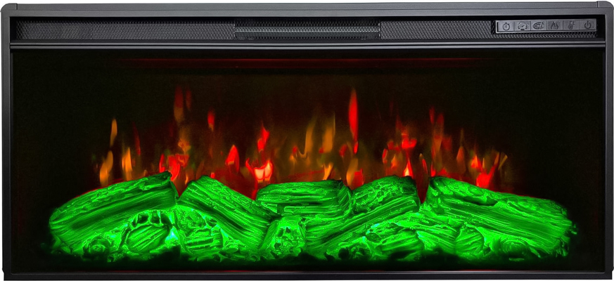 InterFlame Ультрапламя 40VX широкий очаг 2D