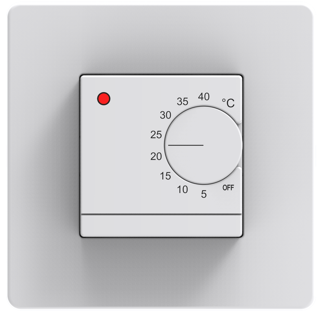 InTherm EU19 (белый) терморегулятор для теплого пола