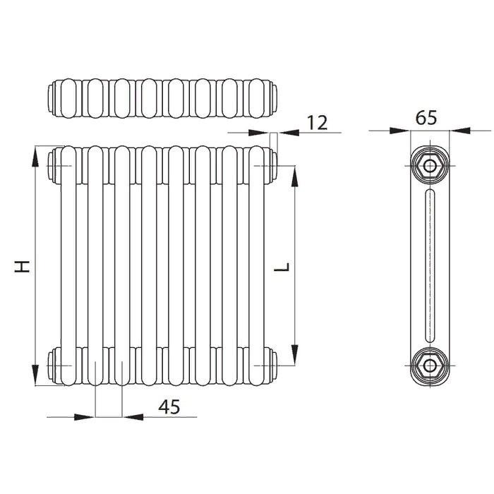 IRSAP TESI 21800/08 T30 (RR218000801A430N01) радиатор отопления