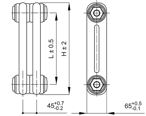 IRSAP TESI RR2 2 2200 YY 01 A4 02 1 секция радиатор отопления