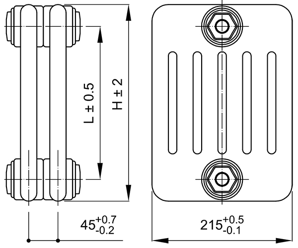 IRSAP TESI RR6 6 0750 YY 01 A4 02 1 секция радиатор отопления