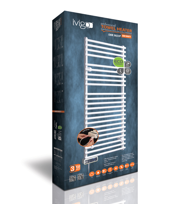 IVigo EHR 5023 PRO 600Вт электрический полотенцесушитель лесенка