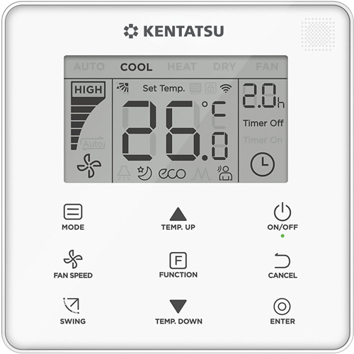 Kentatsu KWC-90 пульт управления