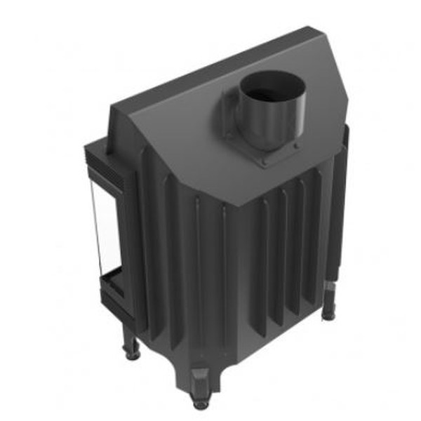 Kratki Blanka670/570/P/BS (угловое стекло справа) угловая правая дровяная топка