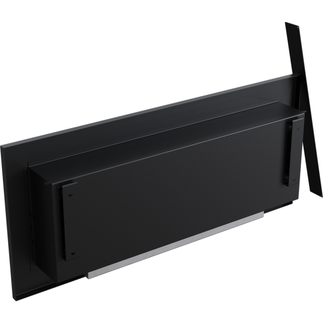 Kratki DELTA 2 SLIM черный, TUV настенный биокамин