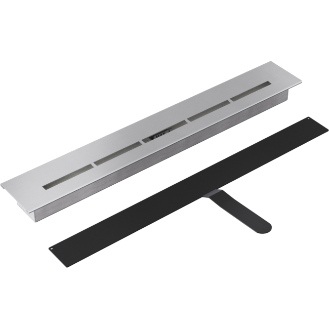 Kratki DELTA 2 SLIM черный, TUV настенный биокамин