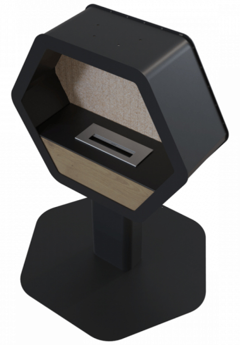 Kratki ECHO Hex 50, TUV напольный биокамин