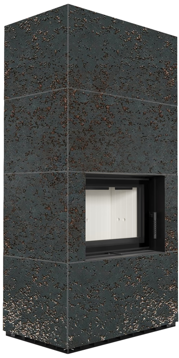 Kratki FLOKI PRO OXIDE NERO готовый дровяной каминокомплект