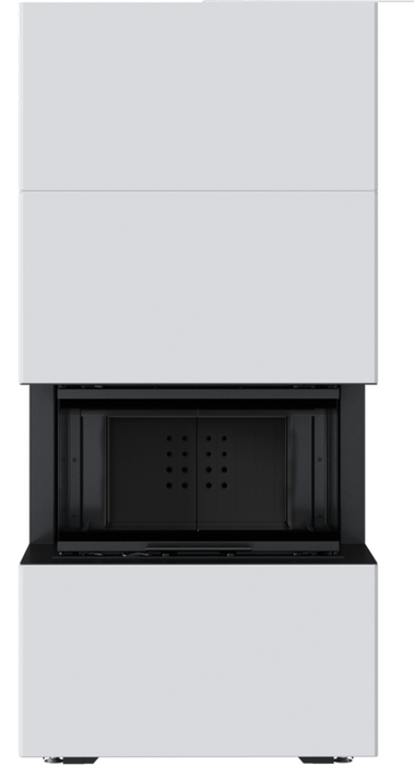 Kratki Home Easy Box белый с топкой NBC черная футеровка готовый дровяной каминокомплект