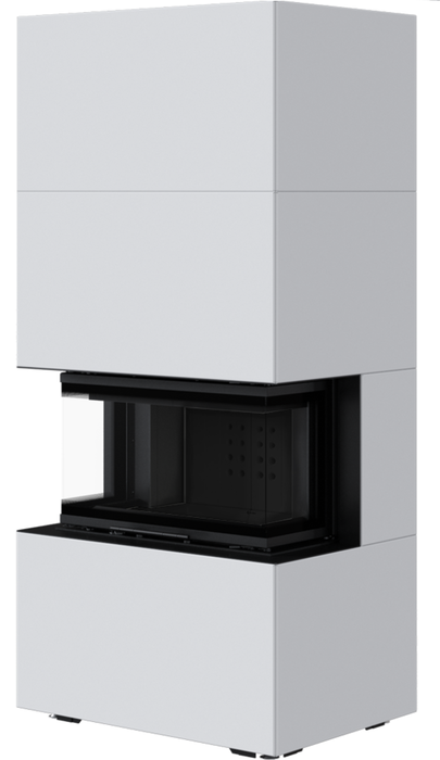 Kratki Home Easy Box белый с топкой NBC черная футеровка готовый дровяной каминокомплект