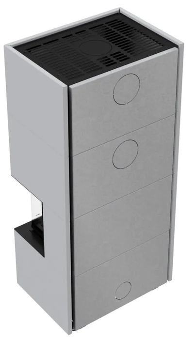 Kratki Home Easy Box белый с топкой NBC черная футеровка готовый дровяной каминокомплект