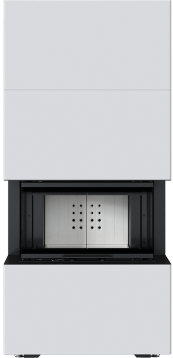 Kratki Home Easy Box белый с топкой NBC, с доводчиком готовый дровяной каминокомплект