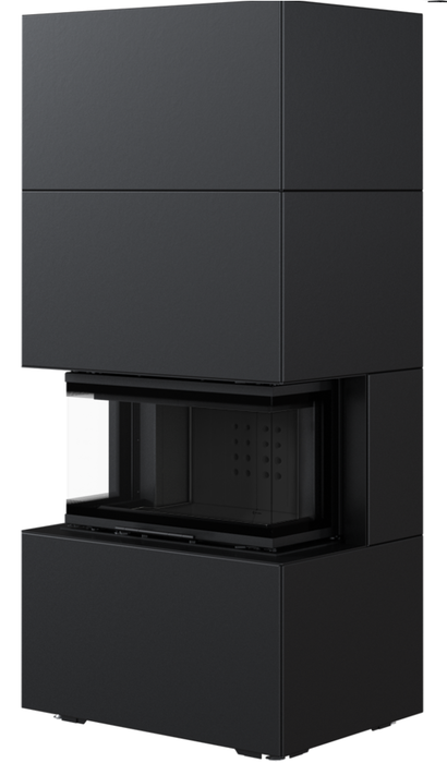 Kratki Home Easy Box черный с топкой NBC черная футеровка готовый дровяной каминокомплект
