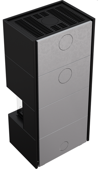 Kratki Home Easy Box черный с топкой NBC черная футеровка готовый дровяной каминокомплект