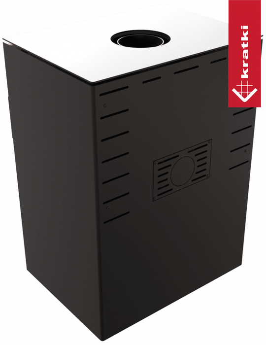Kratki KARI 70/W, черная футеровка дровяная печь