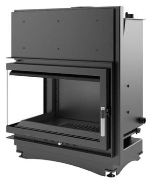 Kratki Oliwia PW/BL/22/BS/W(угловое стекло слева) угловая левая дровяная топка