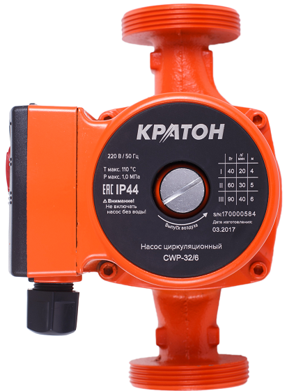 Кратон CWP-25/4 циркуляционный насос