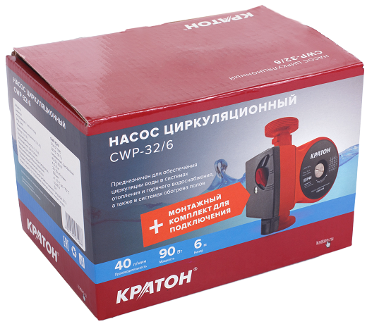 Кратон CWP-25/4 циркуляционный насос