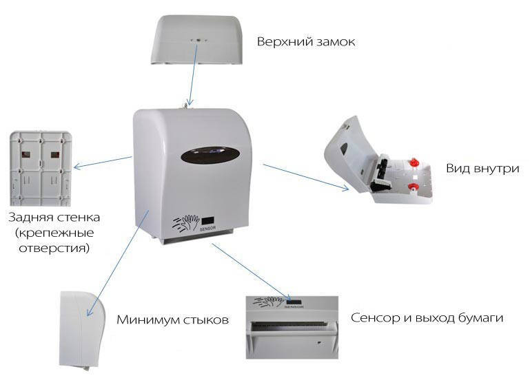 Ksitex А1-15А диспенсер для бумажных полотенец