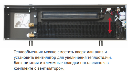 KVZ 360-80-900 внутрипольный конвектор