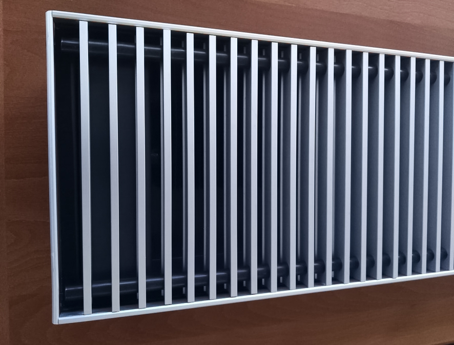 КЗТО Бриз Нерж 200x100x3400 1то внутрипольный конвектор