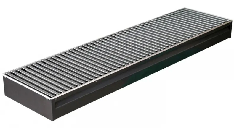 КЗТО Бриз Нерж 200x80x4300 1то внутрипольный конвектор