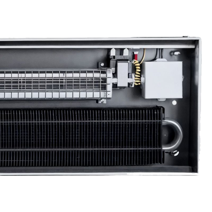 КЗТО Бриз В 24V 380x120x4000 внутрипольный конвектор