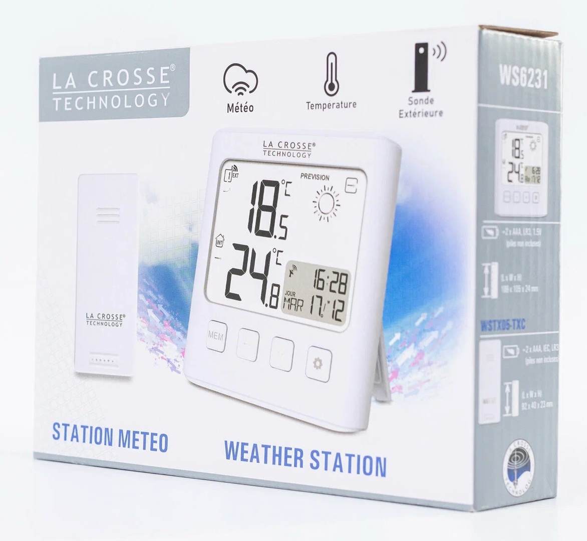 La Crosse WS6231 цифровая метеостанция