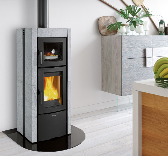 La Nordica Ester Forno EVO PT (в камне) дровяная печь