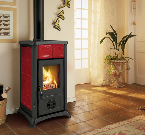 La Nordica Gemma Elegance BO (бордовый) дровяная печь