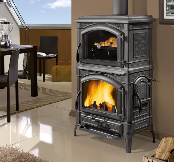 La Nordica Isotta Forno EVO (черный) дровяная печь