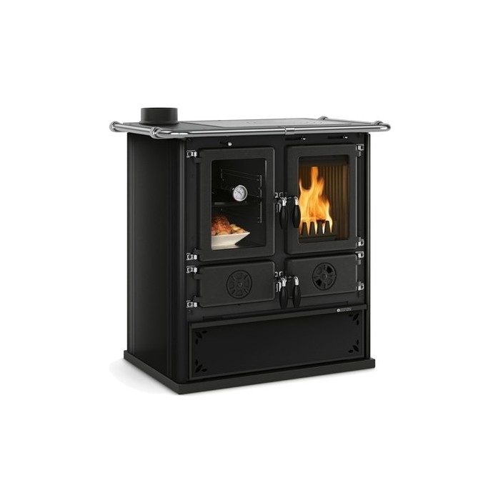 La Nordica ROSETTA SINISTRA STEEL ANTRACITE (черный) дровяная печь