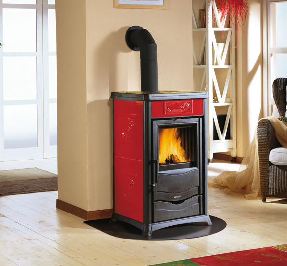 La Nordica Rossella Plus Liberty BO (бордовый) дровяная печь