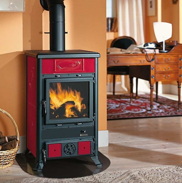 La Nordica Rossella R1 BII Liberty BO (бордовый) дровяная печь