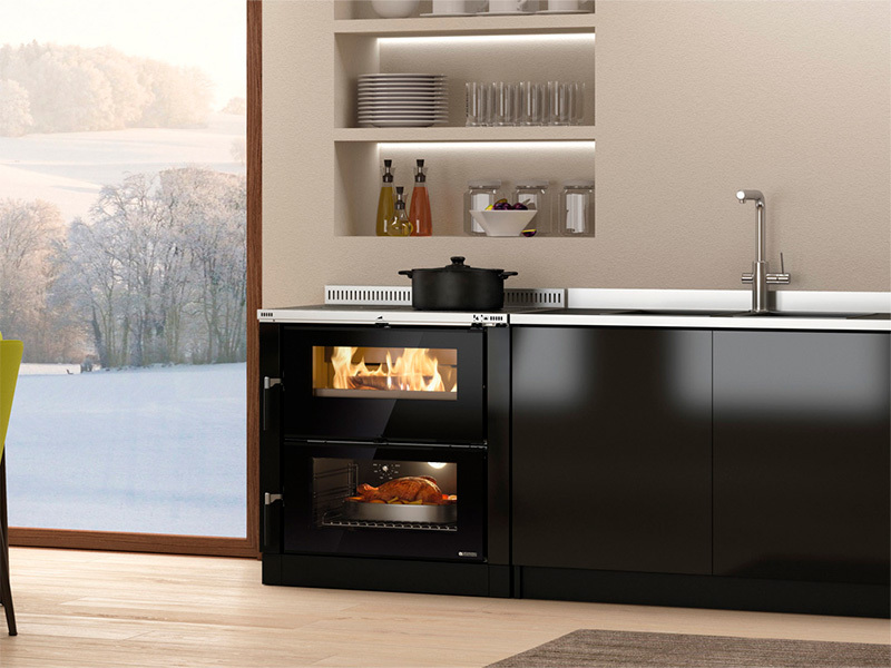 La Nordica Verona NE (черный) дровяная печь