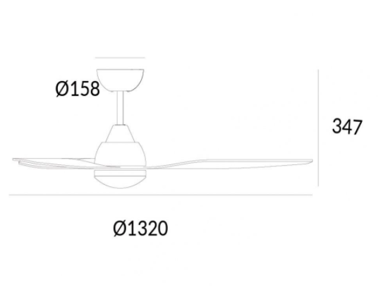 Leds-C4 NEPAL (30-8141-CF-F9) потолочный вентилятор