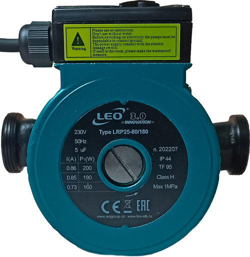 LEO LRP 25-80/180 циркуляционный насос