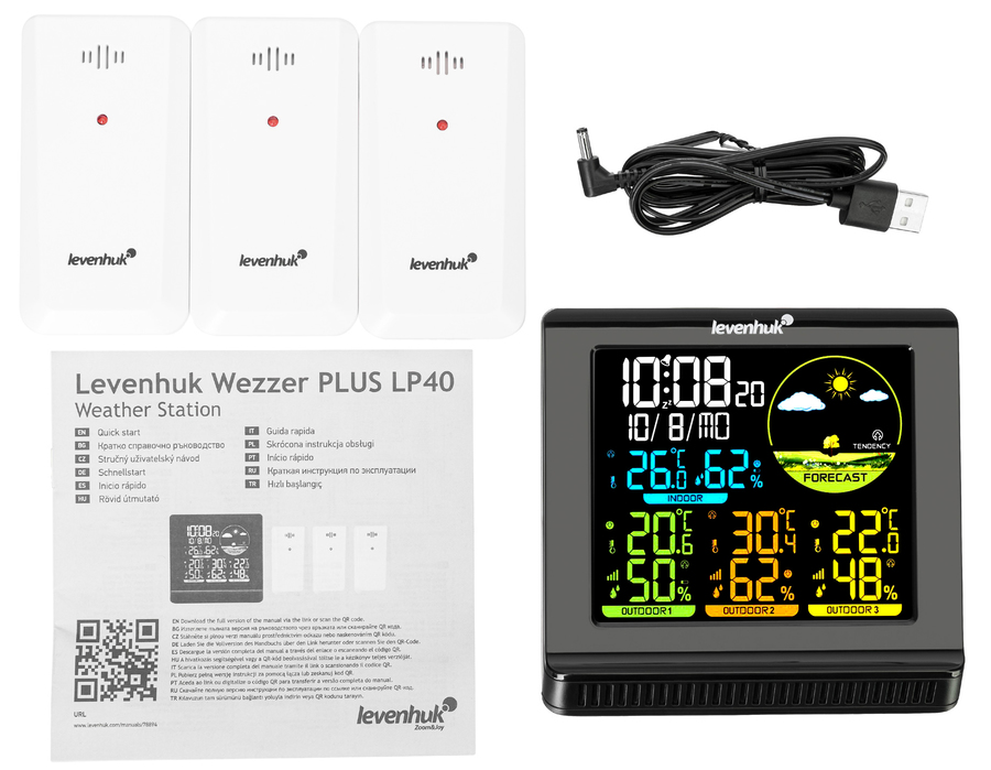 Levenhuk Wezzer PLUS LP40 цифровая метеостанция