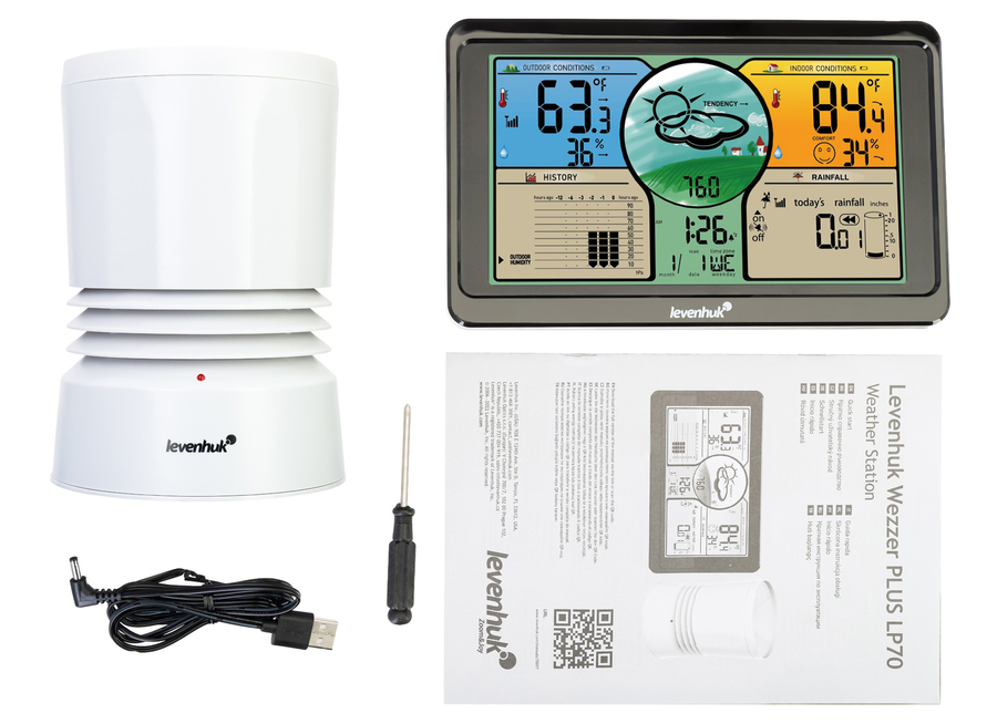 Levenhuk Wezzer PLUS LP70 цифровая метеостанция