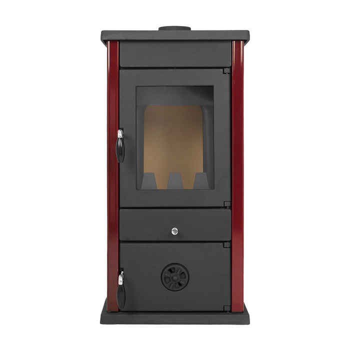 MBS VESTA ECO DARK RED дровяная печь