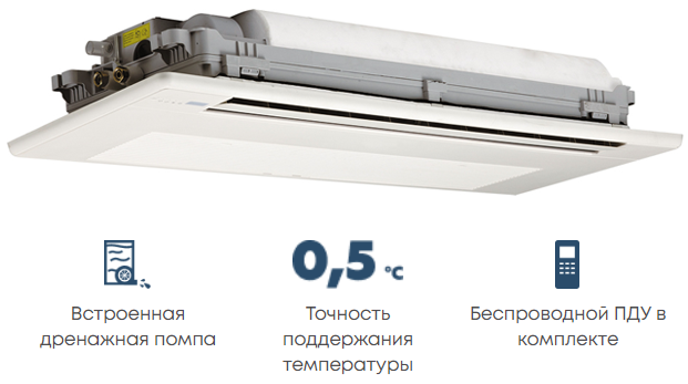 Mdv D24Q1/N1-D(At) кассетная VRF система 6-7,9 кВт