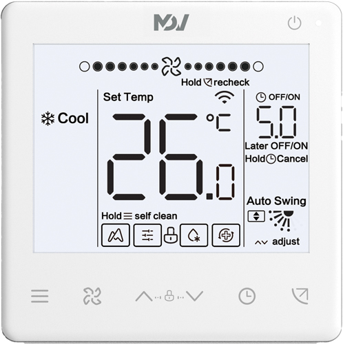 Mdv FN-700C4VEA/MBQ4-8PC/ кассетный фанкойл до 8 кВт