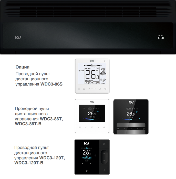 Mdv I3-22WMVR12D-B настенная VRF система 1-2,9 кВт