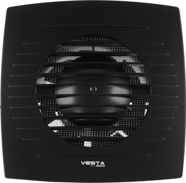 Metronex Vesta-Electric EF-100 Black вытяжка для ванной диаметр 100 мм