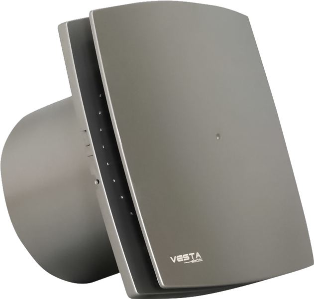 Metronex Vesta-Electric GREY EF-150 Plus вытяжка для ванной диаметр 150 мм