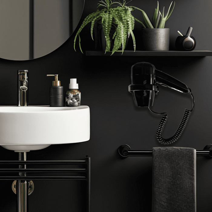 MEYVEL MF3-1300 (Black) настенный фен