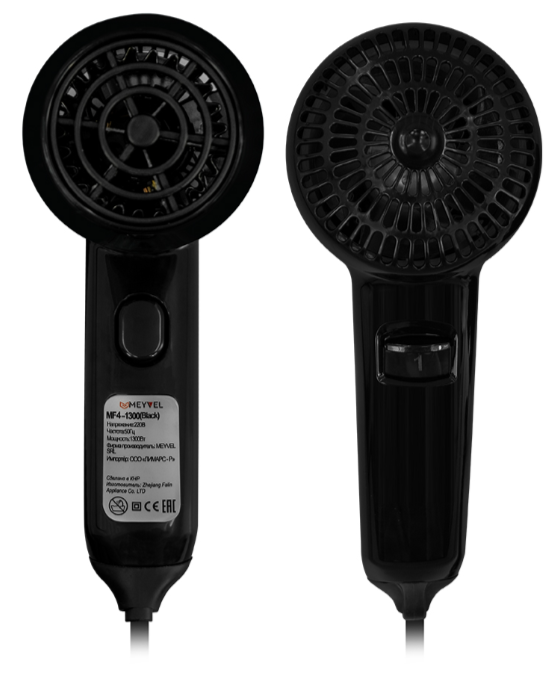 MEYVEL MF4-1300 (Black) настенный фен