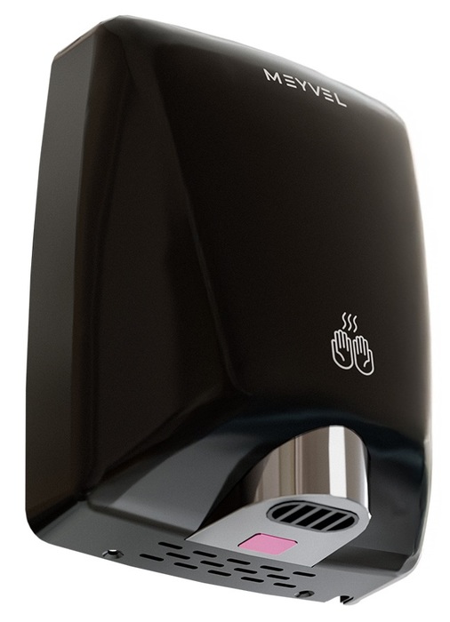 MEYVEL MH11-1600P2 (Black) пластиковая сушилка для рук